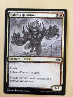 RAKDOS HEADLINER SHOWCASE-MTG-MODERN HORIZONS 2-UNCOMMON#374 - Image 1