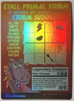 Mtg Magic Secret Lair Etali, Primal Storm / Etali, Tempete primordiale FOIL - Image 2