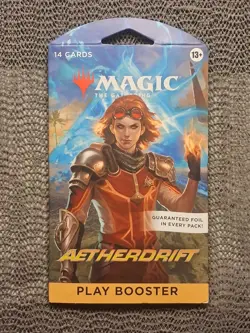 MTG Magic The Gathering, AetherDrift Play Booster - Factory Sealed - Image 1