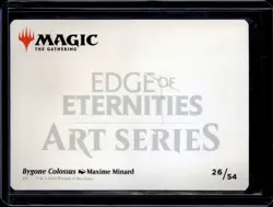 Bygone Colossus - 26 - Art Card - EOE - NM - MTG - Magic The Gathering - Image 2