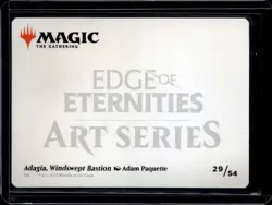 Adagia, Windswept Bastion - 29 - Art Card - EOE - NM - MTG - Magic The Gathering - Image 2