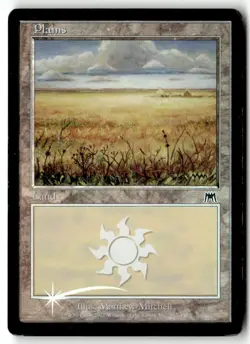 MTG Foil Plains (332) Onslaught - HP English - Image 1