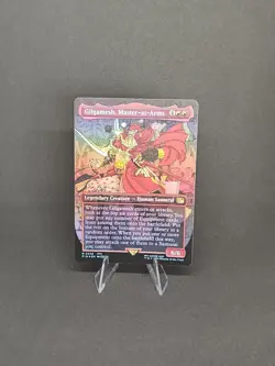 MTG - Gilgamesh, Master-at-Arms - FOIL Borderless - Final Fantasy - FIN 0338 - Image 1