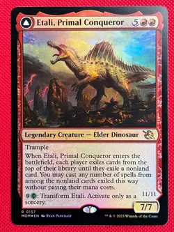 MTG Foil 1X Etali, Primal Conqueror X1 March of the Machine Magic - NM - Image 1