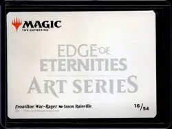Frontline War-Rager - 16 - Art Card - EOE - NM - MTG - Magic The Gathering - Image 2