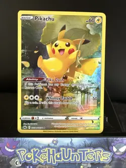 Pokemon Card Pikachu GG30/GG70 Galarian Gallery Crown Zenith Near Mint - Image 1