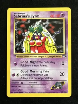 Sabrina's Jynx - 59/132 - Uncommon - Unlimited - Pokemon TCG Gym Heroes - VLP - Image 1