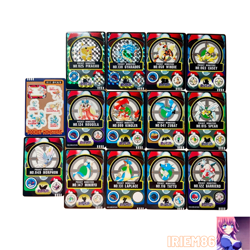 Set 14 Pikachu Gyarados Pokemon Sealdass Sticker Vintage Nintendo Bandai Japan - Image 1