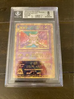 Pokemon 1999-2000 Ancient Mew Holo Black Star Promo BGS 8 (Chest Swirl!!) - Image 2