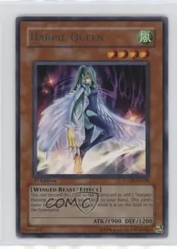 Harpie Queen 1st Ed. YuGiOh Force of the Breaker #FOTB-EN020 2007 - Image 1