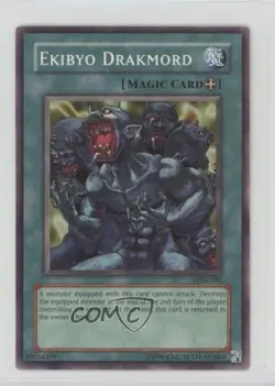 Ekibyo Drakmord Unlimited YuGiOh Labyrinth of Nightmare #LON-099 2003 - Image 1
