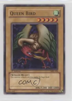 Queen Bird 1st Ed. YuGiOh Magic Ruler Booster #MRL-009 2002 - Image 1