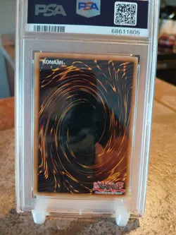 2004 Yugioh Dark Magician SYE-001 PSA 9 1st Edition (Scuffs On Back Of Slab) - Image 2