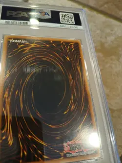 2004 Yugioh Dark Magician SYE-001 PSA 9 1st Edition (Scuffs On Back Of Slab) - Image 3
