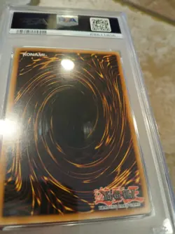 2004 Yugioh Dark Magician SYE-001 PSA 9 1st Edition (Scuffs On Back Of Slab) - Image 4