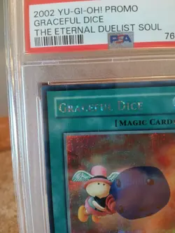 2002 Yugioh Graceful Dice EDS-002 PSA 9 Prismatic Secret (Case Scuffs/Scratches) - Image 3