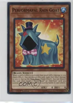 Performapal Rain Goat 1st Ed. YuGiOh Legendary Dragon Decks #LEDD-ENC09 - Image 1