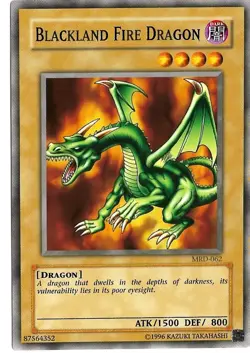 Blackland Fire Dragon MRD E062 - YuGiOh Card - Common - Image 1
