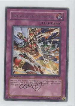R - Triggered Summon 1st Ed. YuGiOh Force of the Breaker #FOTB-EN046 2007 - Image 1