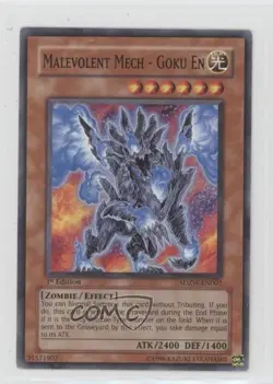 Malevolent Mech - Goku En 1st Ed. YuGiOh Zombie World Structure Deck #SDZW-EN002 - Image 1