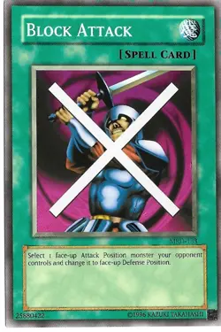 Block Attack MRD E133 - YuGiOh Card - Common - Image 2
