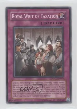 Royal Writ of Taxation Unlimited YuGiOh Power the Duelist #POTD-EN054 2006 - Image 1
