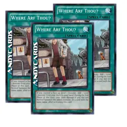 WHERE ARF THOUU 3x • (Dove Tu AbbaiU) • Comune • REDU EN062 • 1Ed • Yugioh! - Image 1