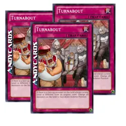 TURNABOUT 3x • (Capovolgimento) • Comune • REDU EN075 • 1Ed • Yugioh! ANDYCARDS - Image 1
