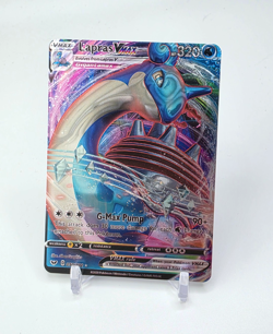 Custom Metallic Holo Lapras Card Lapras VMAX READ DESCRIPTION BELOW - Image 1
