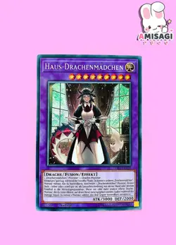 Yu-Gi-Oh! Karte Haus-Drachenmadchen MYFI-DE022 Trading Card TCG - Image 1