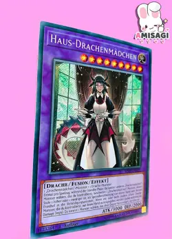 Yu-Gi-Oh! Karte Haus-Drachenmadchen MYFI-DE022 Trading Card TCG - Image 2