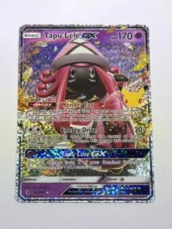 Tapu Lele GX 60/145 Celebrations Classic Collection Holo Pokemon Card NM/M - Image 1