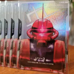 Gundam Card Game R005 C+ Resource set of 10 EXBP-004 EX Base Zaku II Char set - Image 3