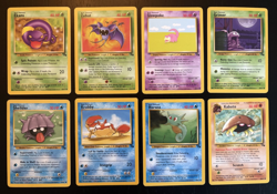 Pokemon TCG - Fossil Set - 8-card Lot - Lot #15 - Common - WOTC Vintage LP - Image 1