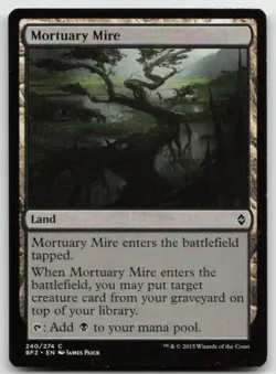 MTG Mortuary Mire C Battle for Zendikar 240 MP - Image 1
