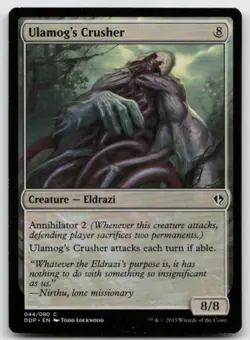 MTG Ulamog's Crusher C Duel Decks: Zendikar vs. Eldrazi 44 LP - Image 1
