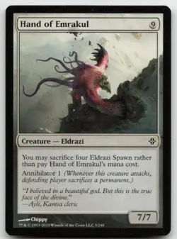 MTG Hand of Emrakul C Rise of the Eldrazi 5 MP - Image 1
