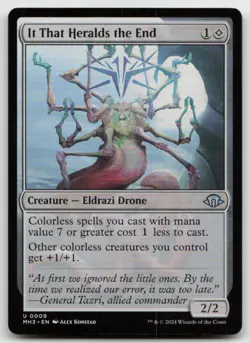 MTG It That Heralds the End U Modern Horizons 3 9 LP - Image 1