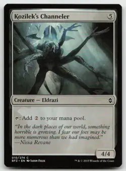 MTG Kozilek's Channeler C Battle for Zendikar 10 LP - Image 1