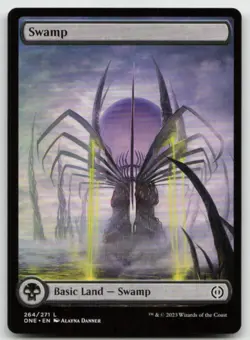 MTG Swamp () - Full Art L Phyrexia: All Will Be One 264 LP - Image 1