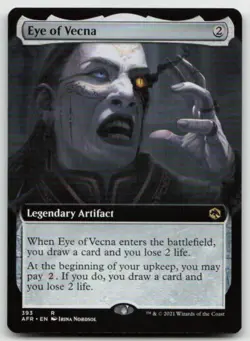 MTG Eye of Vecna (Extended Art) R Adventures in the Forgotten Realms 393 LP - Image 1