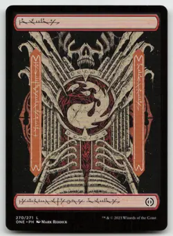 MTG Mountain () - Full Art L Phyrexia: All Will Be One 270 LP - Image 1