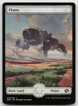MTG Plains () - Full Art L The Brothers' War 279 LP - Image 1
