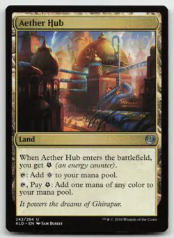 MTG Aether Hub U Kaladesh 242 LP - Image 1