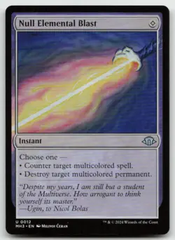 MTG Null Elemental Blast U Modern Horizons 3 12 LP - Image 1