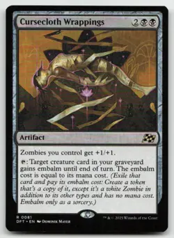 MTG Cursecloth Wrappings R Aetherdrift 81 LP - Image 1