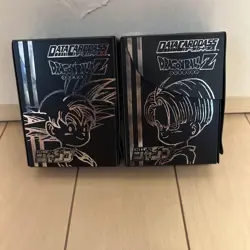 Dragon BallZ Data Carddass Card Storage Case Set Trunks and Goten Illustrated Us - Image 1