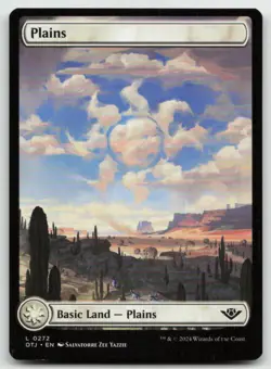 MTG Plains (0272) L Outlaws of Thunder Junction 272 LP - Image 1