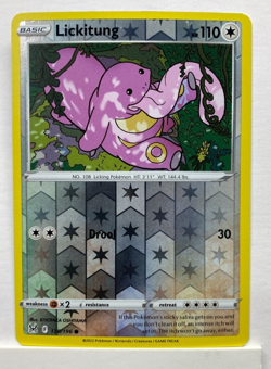 Pokemon TCG - Lickitung Reverse Holo - 138/196 - Lost Origin Nintendo P1 - Image 1
