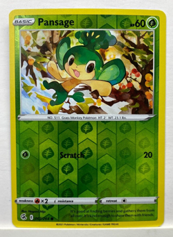Reverse Holo Pansage 007/189 Common Darkness Ablaze Pokemon TCG P1 - Image 1